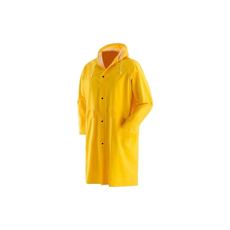 foto del prodotto maurer impermeabile lavoro pvc pesante giacca giallo xl