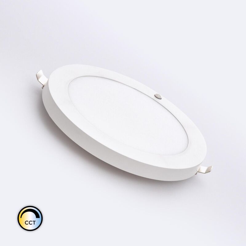 foto del prodotto downlight led 18w cct selezionabile circolare con sensore pir foro da 50mm a 170 mm selezionabile caldo naturale freddo 