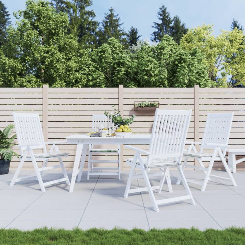foto del prodotto furniture limited cuscini per sedia 4pz motivo a foglie 50x50x3