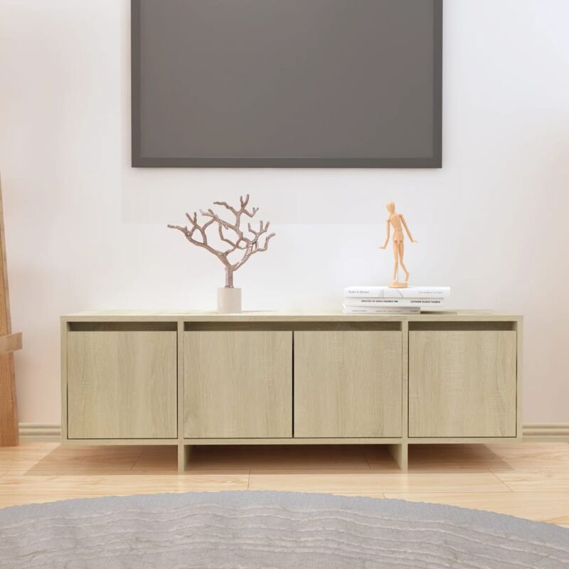 foto del prodotto mobile porta tv ,mobile da soggiorno rovere sonoma 120x30x40,5 cm in truciolato itd15229