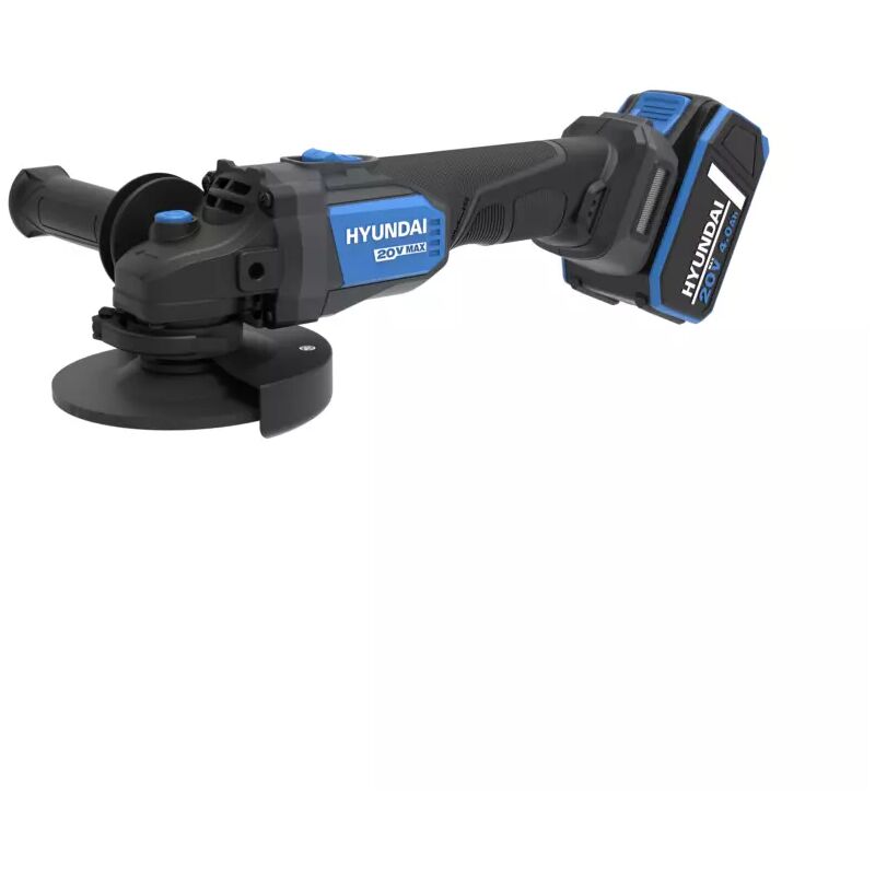 foto del prodotto smerigliatrice angolare a batteria hyundai disco 125 mm 20v, solo corpo macchina cod. 25858