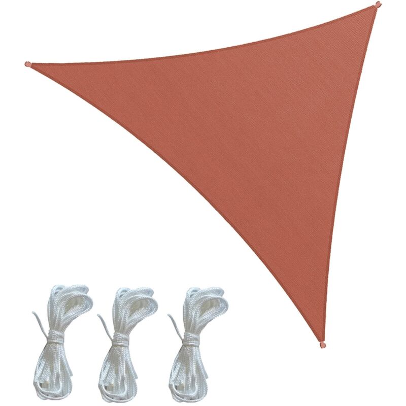 foto del prodotto tenda a vela rebecca mobili euclea 300x300x300 poliestere impermeabile acciaio rosso