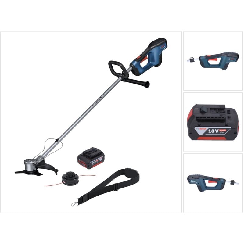 foto del prodotto bosch gfr 18v 23 decespugliatore professionale 18 v 230 mm senza spazzole 1x batteria 4,0 ah senza caricabatterie