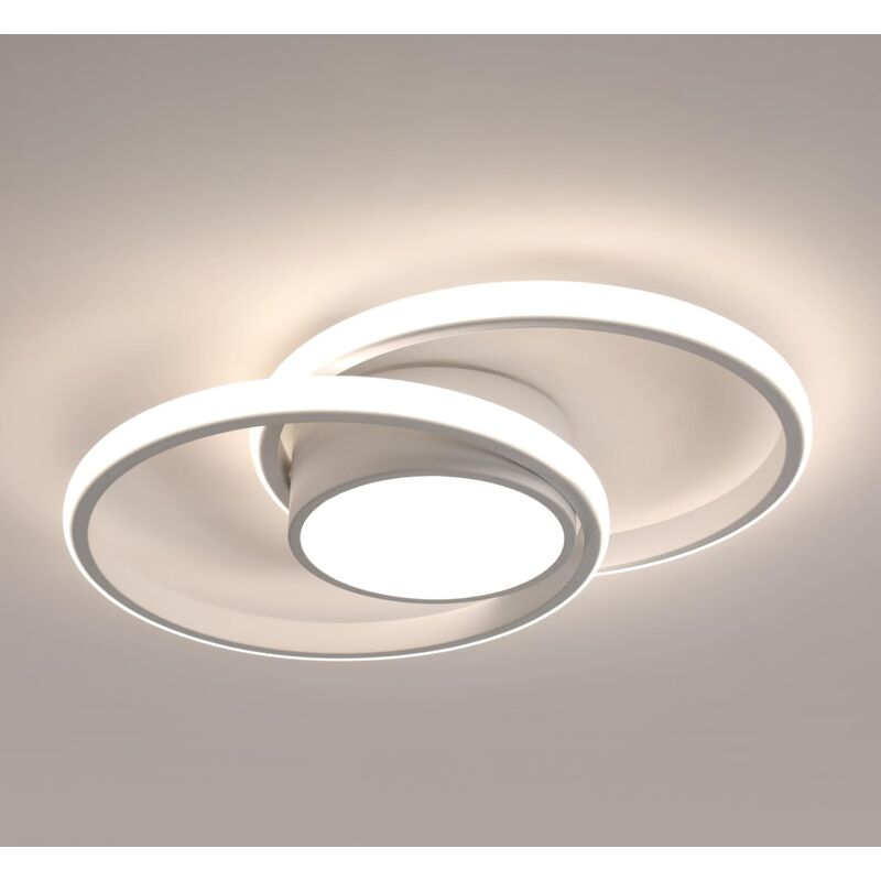 foto del prodotto plafoniera led, lampada da soffitto rotonda 42w, plafoniera moderna per corridoio camera da letto bagno cucina soggiorno, luce naturale 4500k,