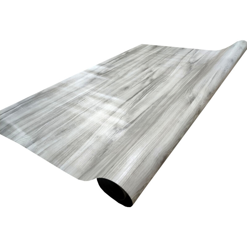 foto del prodotto pavimento pvc 140x200cm 50 pvc 50 vinile linoleum rivestimento pvc rotolo vinile rovere grigio