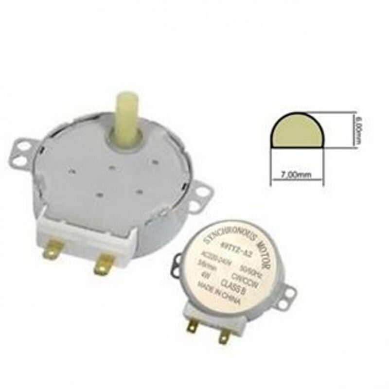 foto del prodotto motorino motore piatto rotante forno microonde rotante alberino 17mm 4 watt