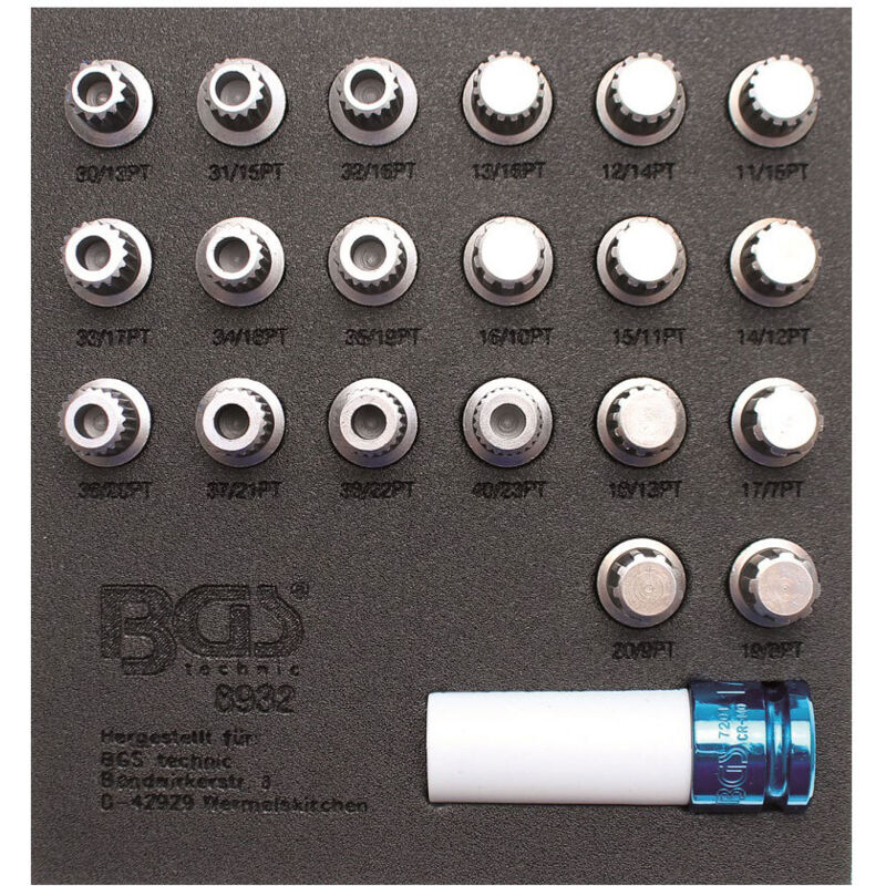 foto del prodotto bgs technic estrattori di dadi antifurto bmw 21 pezzi