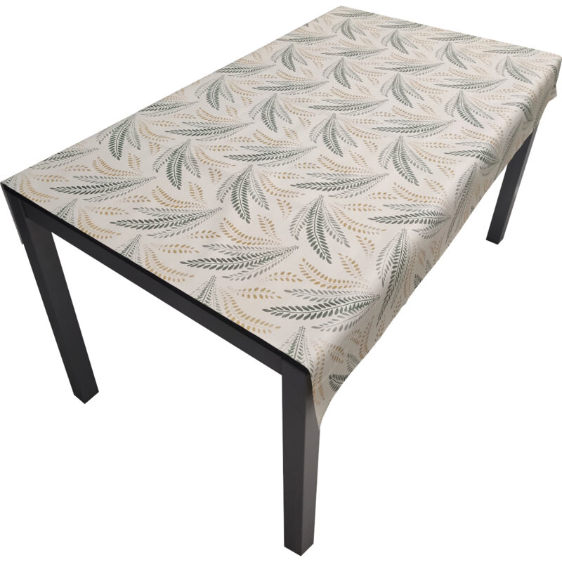 foto del prodotto comercial candela tovaglia pvc base poliestere antimacchia spighe 140x250 cm