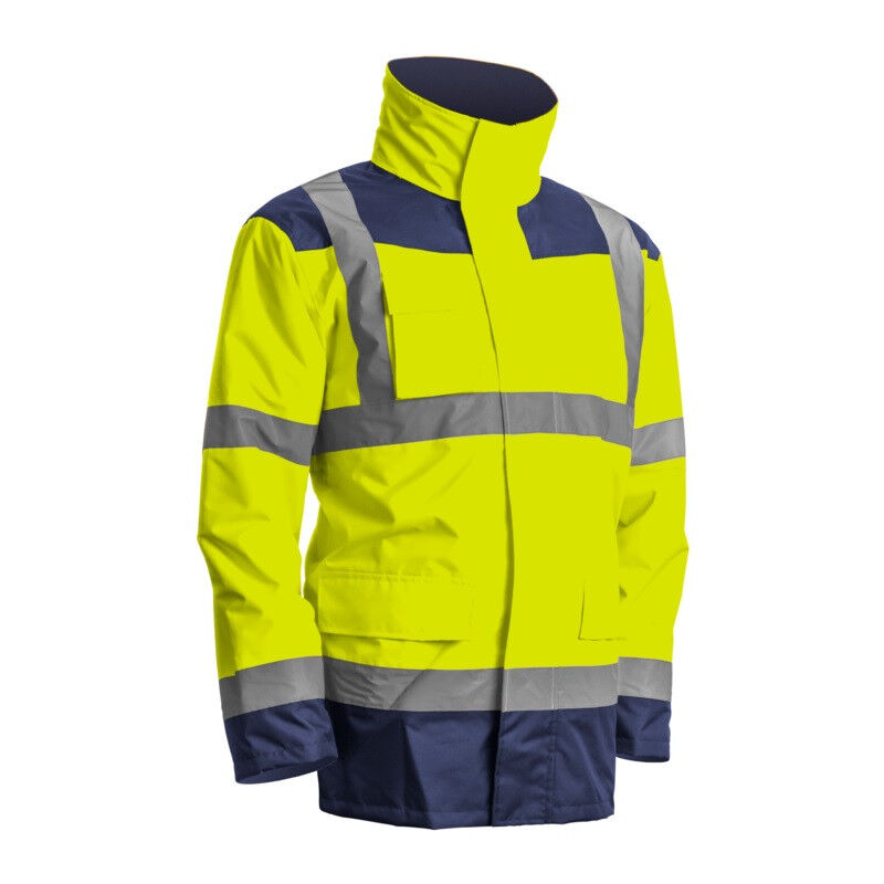 foto del prodotto coverguard kanata 4 1 parka giallo hv navy taglia xxxl