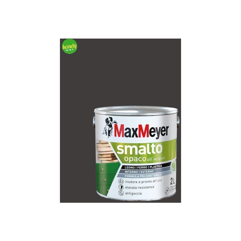 immagine 0 del prodotto smalto opaco maxmeyer ad acqua lt.2 marrone