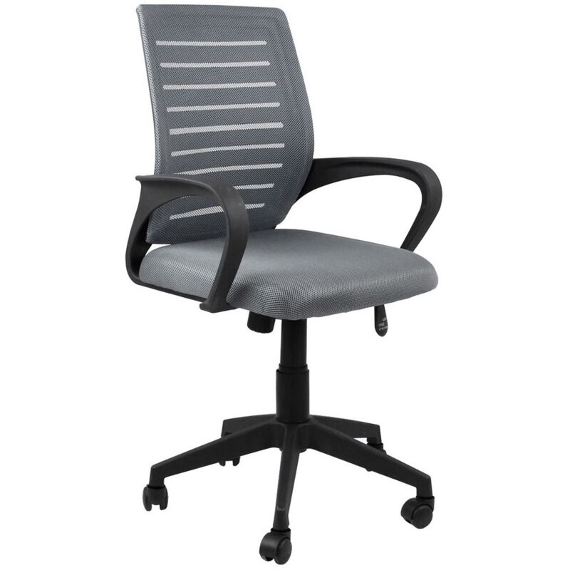 foto del prodotto giordanoshop sedia operativa da ufficio 62x60x95 105cm futura grigio