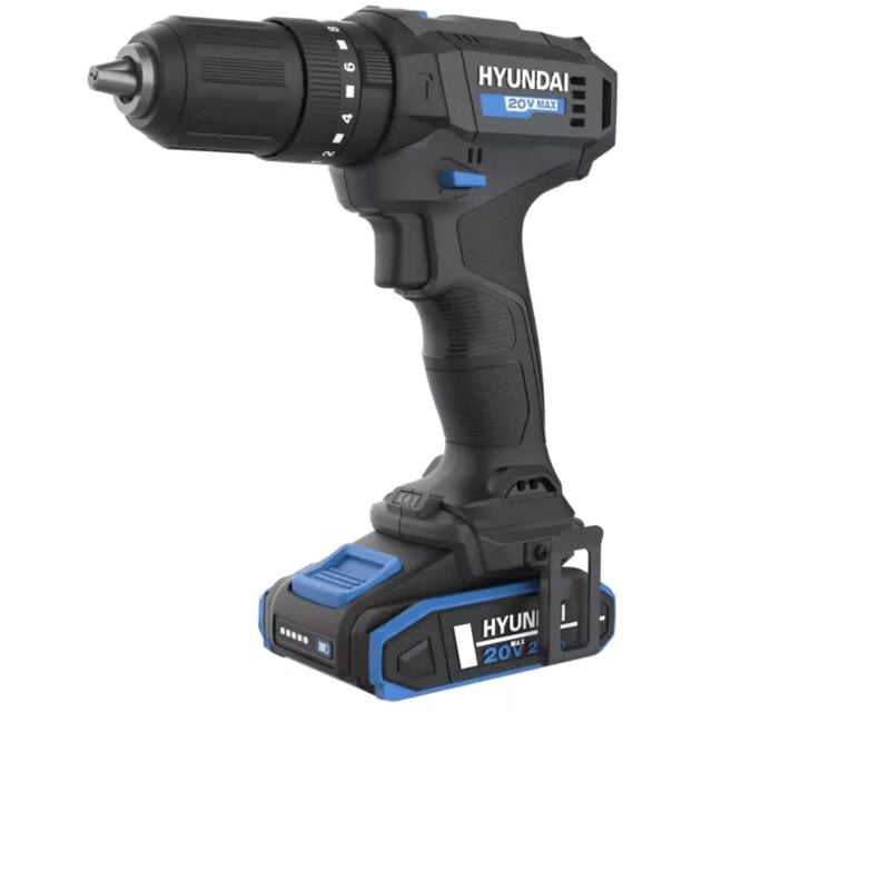 foto del prodotto trapano a percussione a batteria hyundai 50 nm 20v, solo corpo macchina cod. 25872