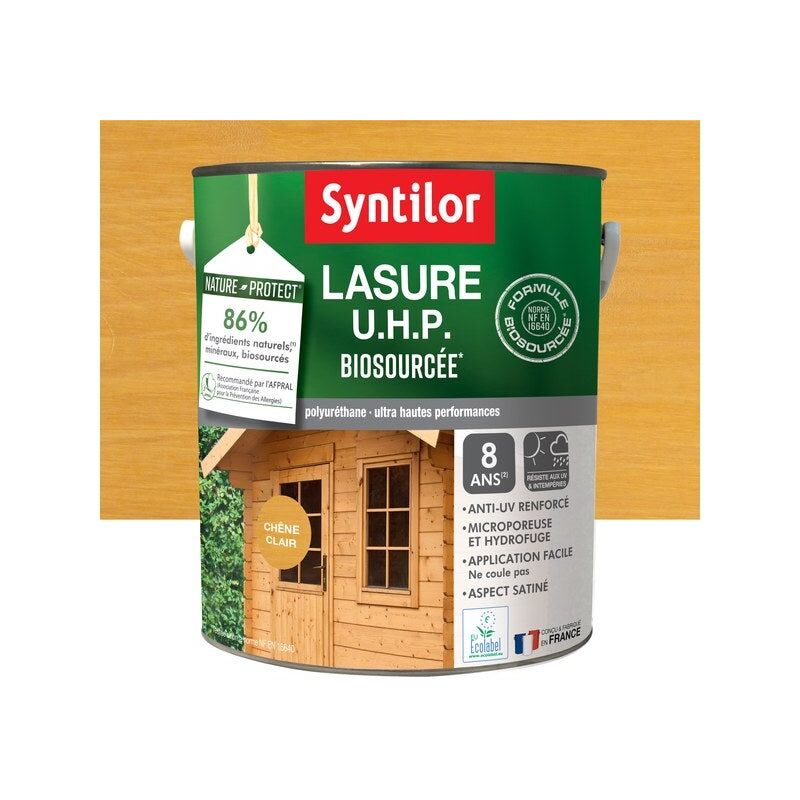 foto del prodotto syntilor tinta protettiva naturale uhp biosourced 8 anni rovere chiaro satinato 5 l