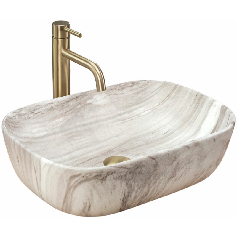foto del prodotto lavabo da appoggio rea belinda ash