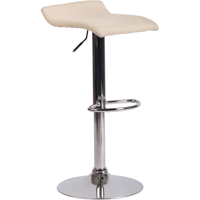 immagine 0 del prodotto sgabello dyn v2 in tessuto crema cromo