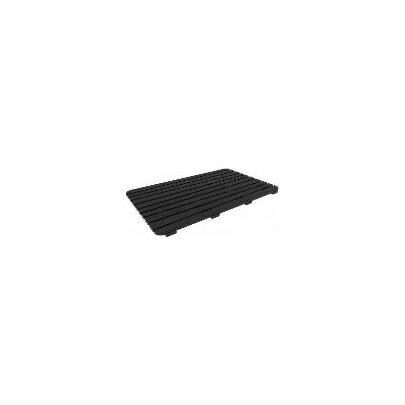 foto del prodotto pedana doccia 50 x 80 cm woody nero feridras