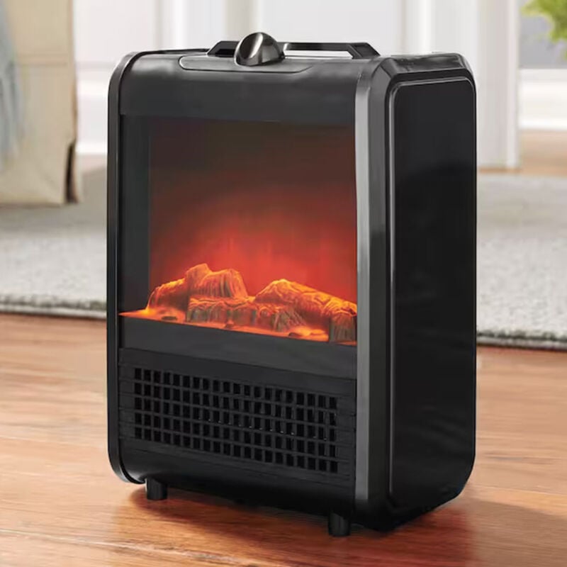 foto del prodotto camino stufetta elettrica bellus finland doppia potenza da 850 1500 w