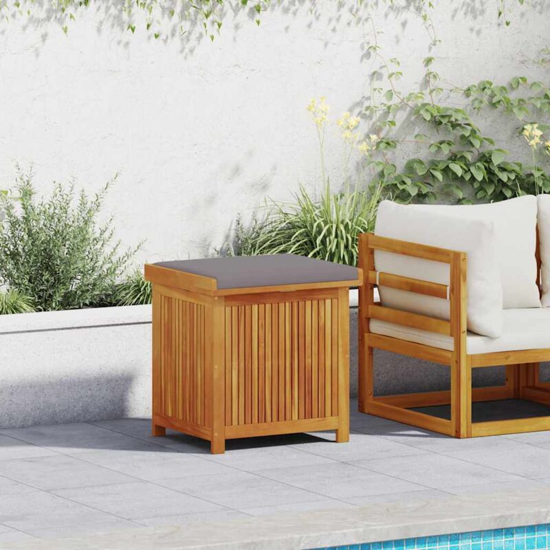 foto del prodotto vidaxl scatola cuscini da esterno 60x50x61 cm legno massello acacia
