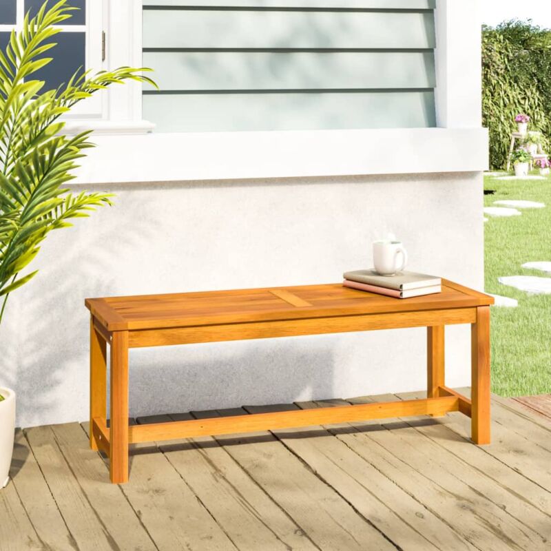 foto del prodotto vidaxl panca da giardino 110x35x45 cm in legno massello di acacia