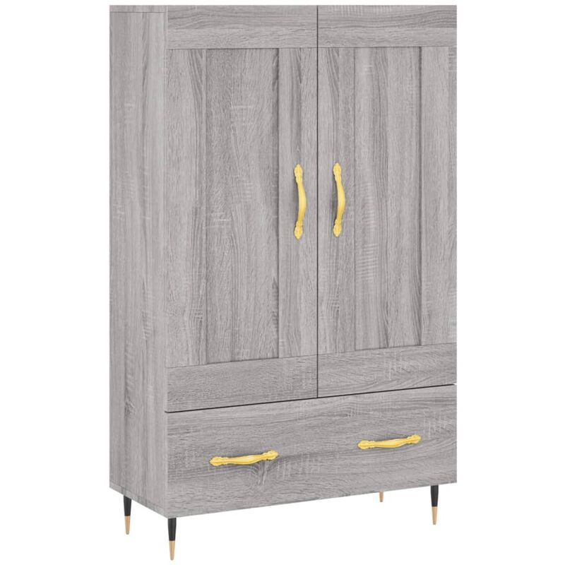 foto del prodotto vidaxl credenza grigio sonoma 69,5x31x115 cm in legno multistrato