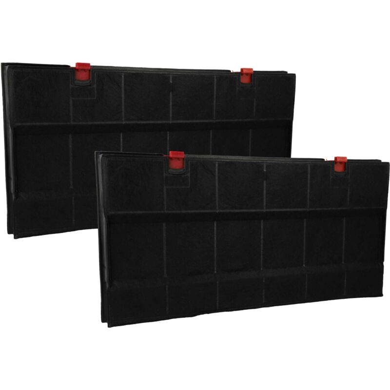 immagine 0 del prodotto 2x filtro a carboni attivi compatibile con aeg 151d w s, 155d, 155d b, 155d d, 155d w, 2060d m, 1455d cappe aspiranti 43 x 21,7 x 3,3 cm vhbw