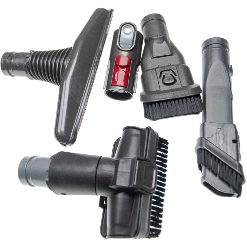 immagine 0 del prodotto vhbw set di bocchette da 5 pzz. compatibile con dyson v11 advanced, v10 total clean, v8 absolute, v10 absolute aspirapolvere nero grigio rosso