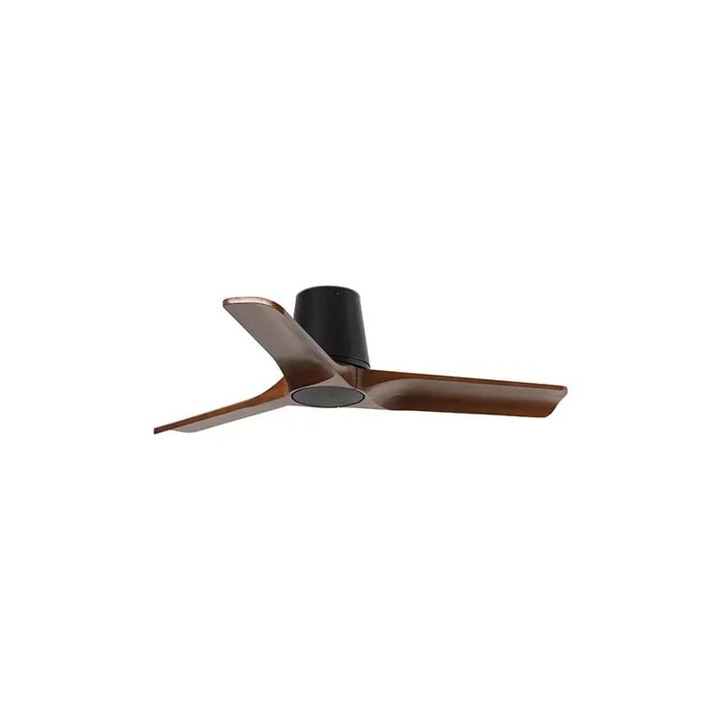 foto del prodotto faro barcelona heywood tub s ventilatore da soffitto nero senza luce 33837