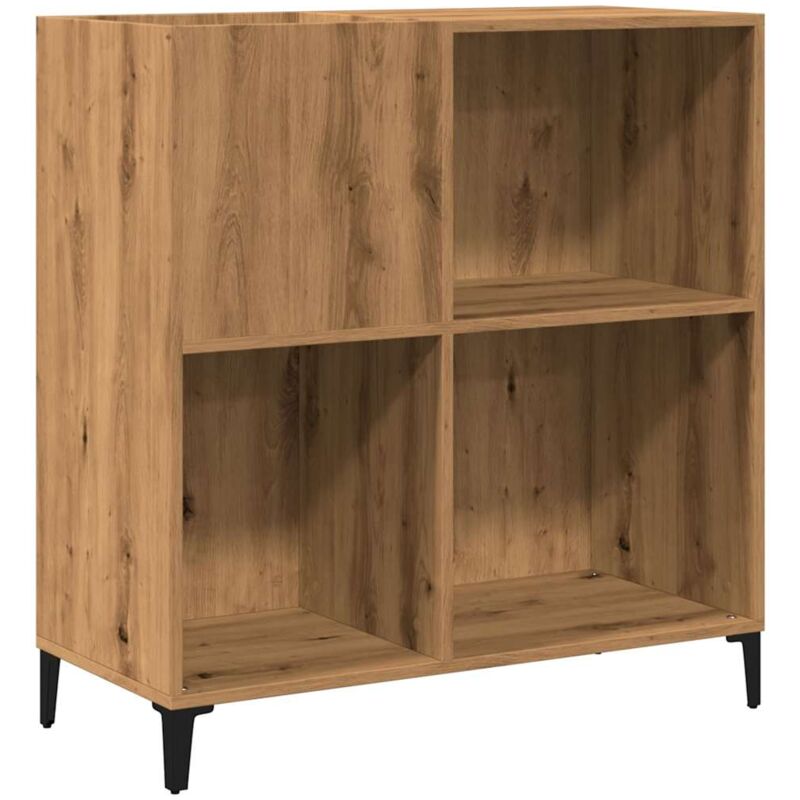 foto del prodotto mobile porta dischi artigianale 84,5x38x89 cm legno multistrato vidaxl