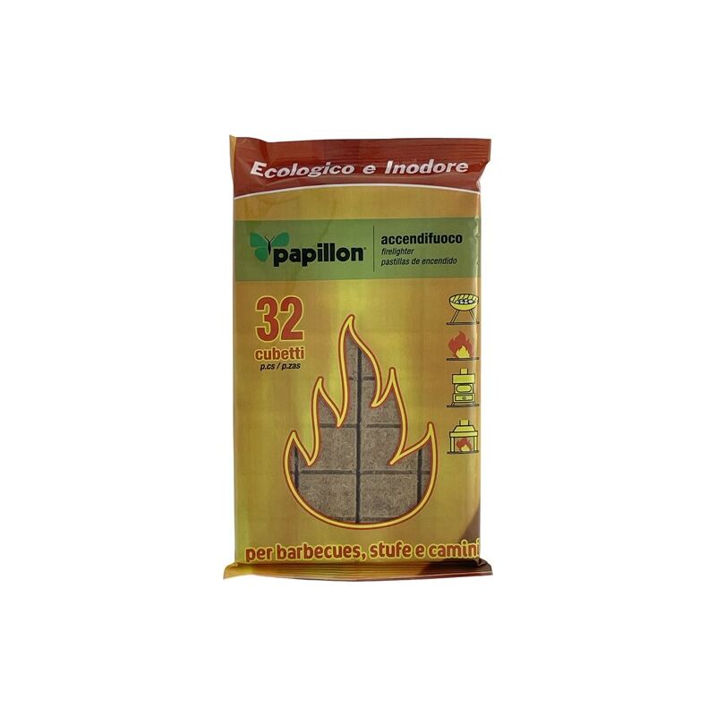 immagine 0 del prodotto accendifuoco papillon ecologico cf 32pz