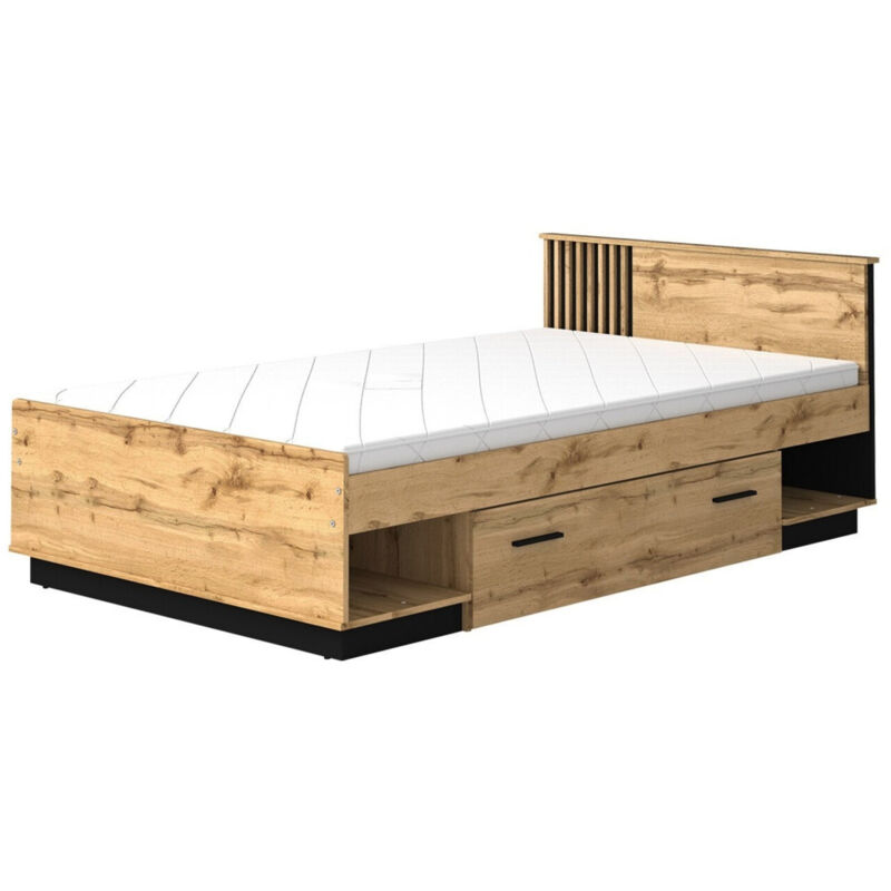foto del prodotto letto tenodeu 126 , singolo, 120x200, truciolare laminato, con, 125x207x79cm