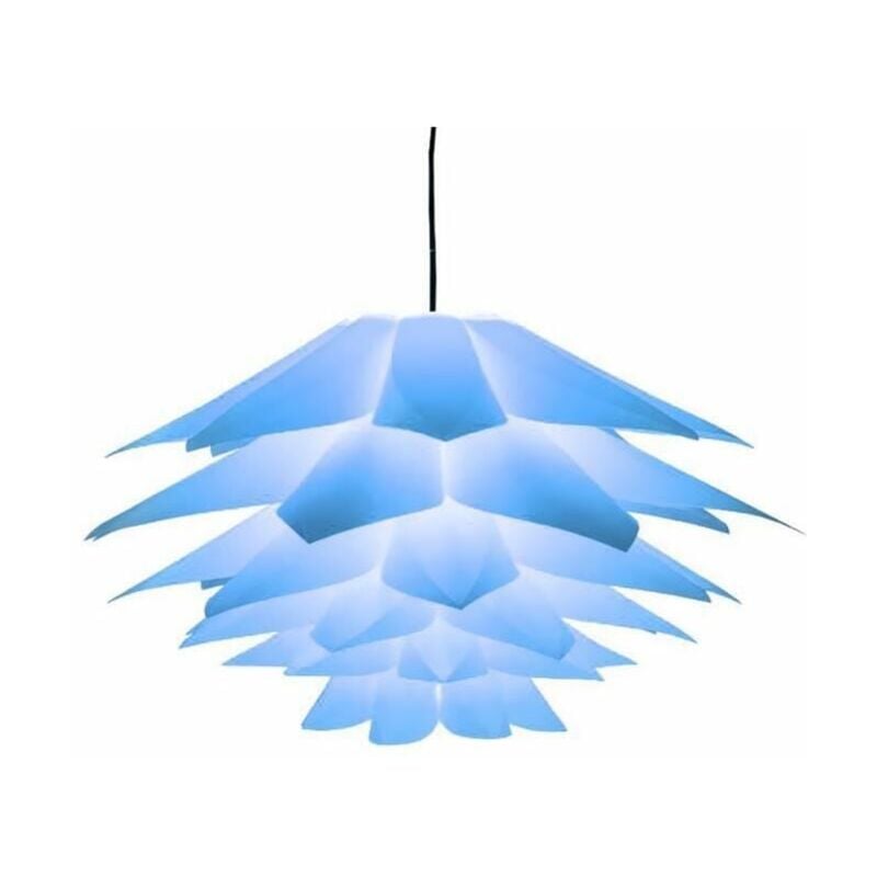 foto del prodotto lampadario blue lotus in soggiorno camera da letto 50x30cm