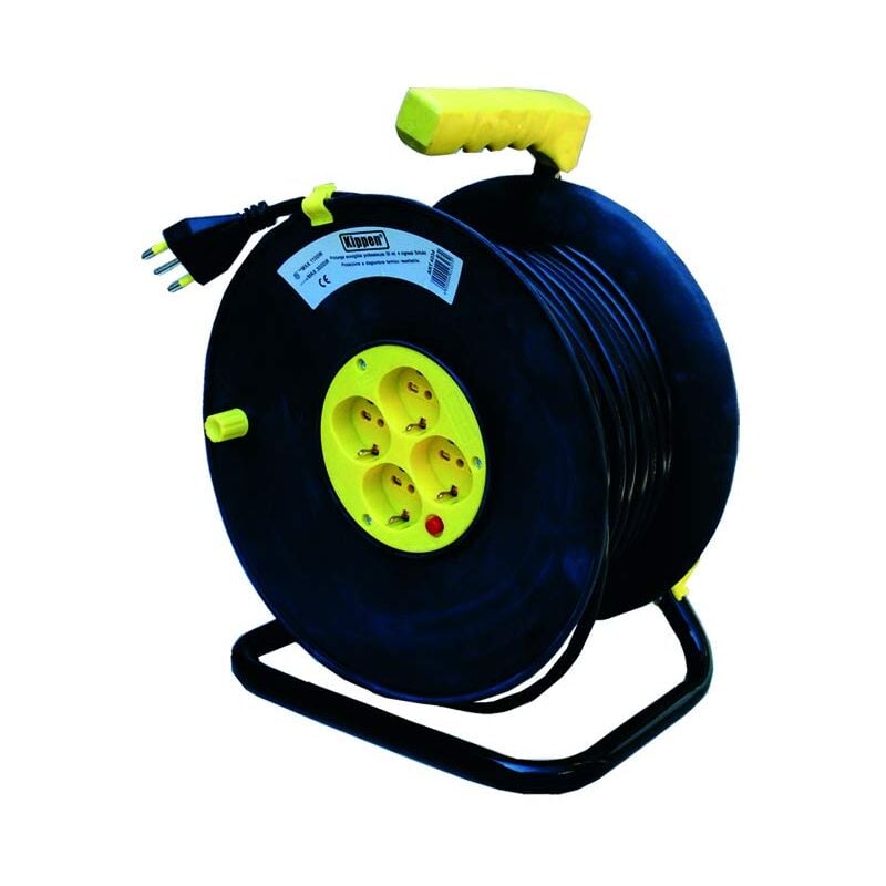 foto del prodotto 4034 avvolgicavo con disgiuntore termico di protezione, lunghezza 50 mt kippen
