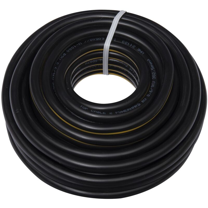 foto del prodotto cavo di alimentazione elettrica u1000r2v 3g2,5 nero 10m