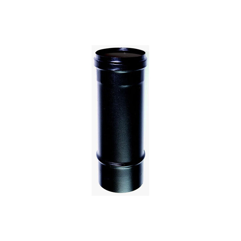 foto del prodotto tubo nero stufa pellet smaltato 0,33 mt dn 80 canna fumaria 600 ce made in italy