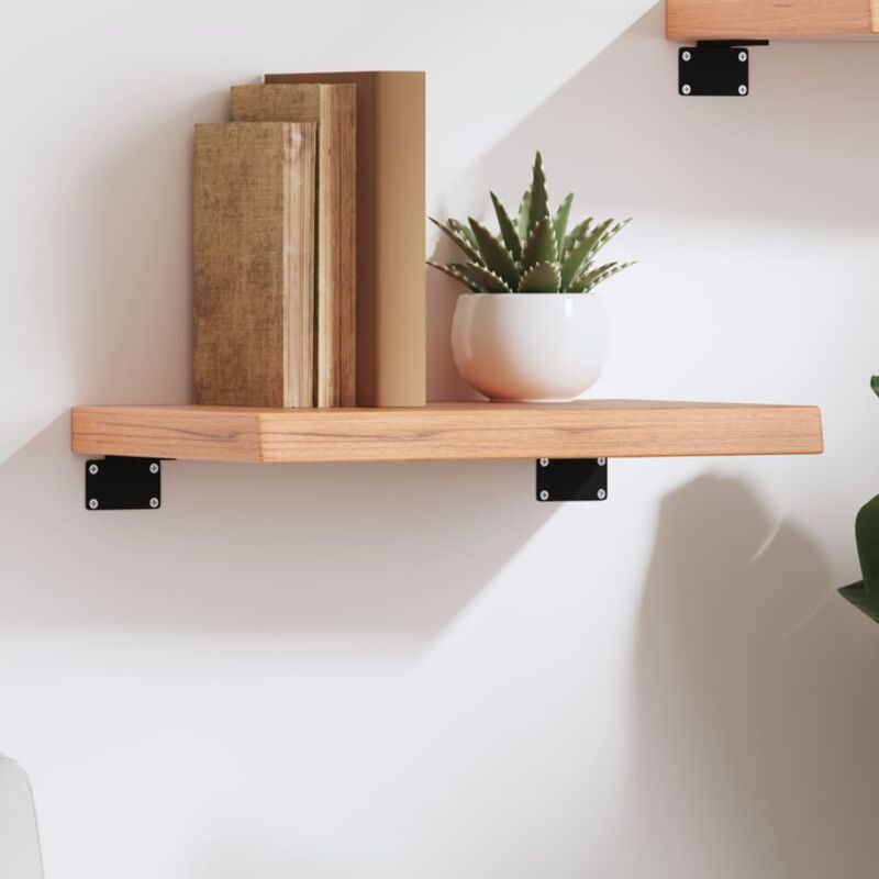 foto del prodotto furniture limited ripiano muro marrone chiaro 40x20x4 cm