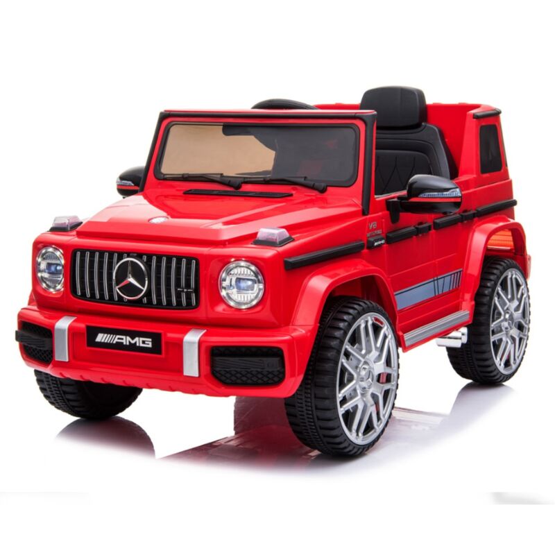foto del prodotto auto elettrica per bambini mercedes g63 sport amg 12v rosso