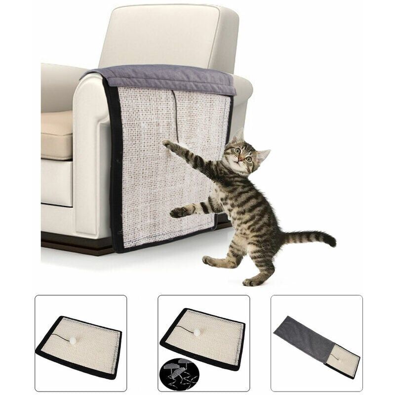 foto del prodotto tiragraffi per gatti domestici nuovo prodotto creativo tiragraffi per gatti in sisal, protezione per divano, tiragraffi per gatti, beige ordinario 