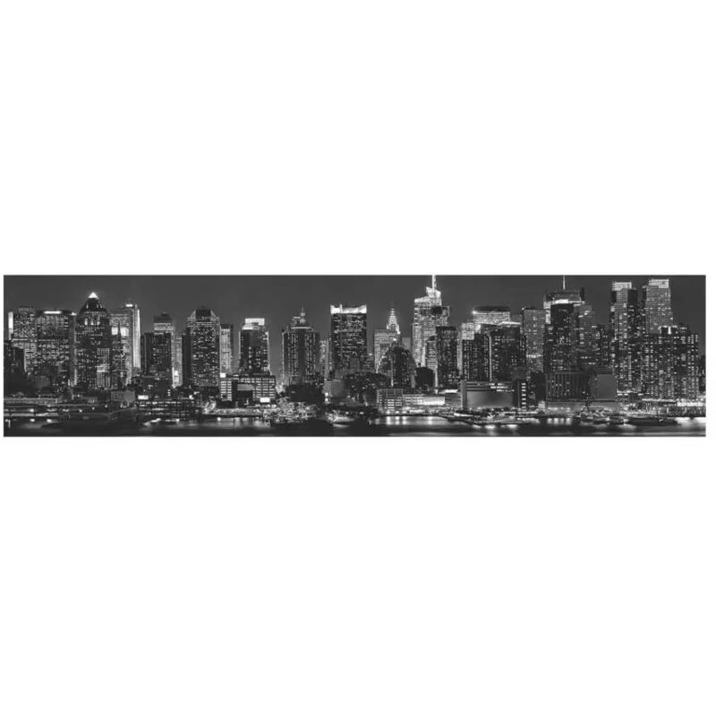 foto del prodotto crearreda paraschizzi adesivo da cucina fantasia skyline , 260x60 cm