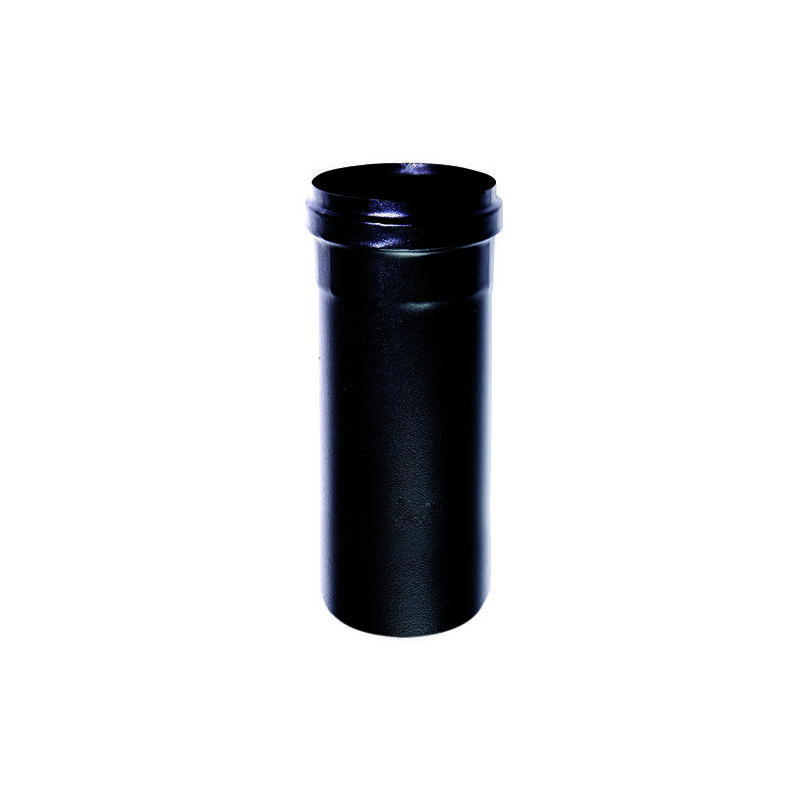 foto del prodotto tubo nero pellet telecopico dn 100 smaltato verniciato 600 gradi stufa pellet tubo nero ce made in italy