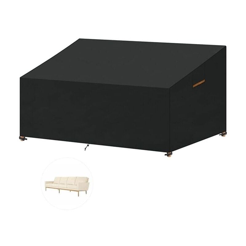 foto del prodotto copertura per mobili da giardino in tessuto oxford 210d, copertura impermeabile per tavolo e sedia da giardino, copertura antipolvere 454025cm