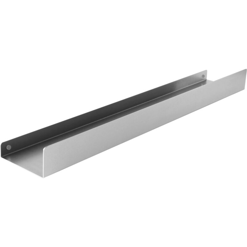 foto del prodotto rea mensola da bagno sf02 600 60cm brush steel