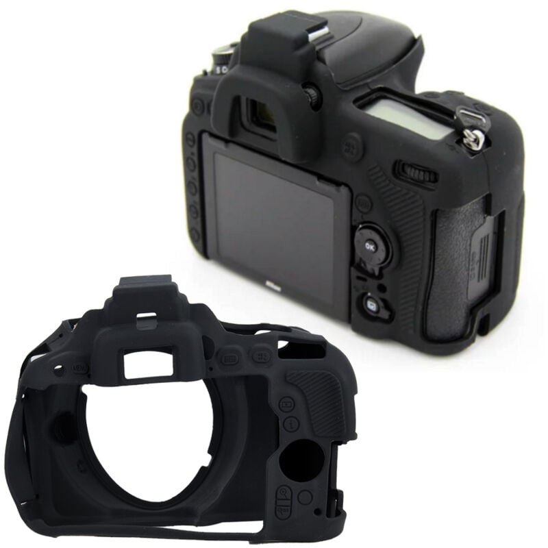 foto del prodotto rapanda tui de protection en silicone souple, coque antid rapante anti poussi re pour appareil photo nikon d5500 d5600