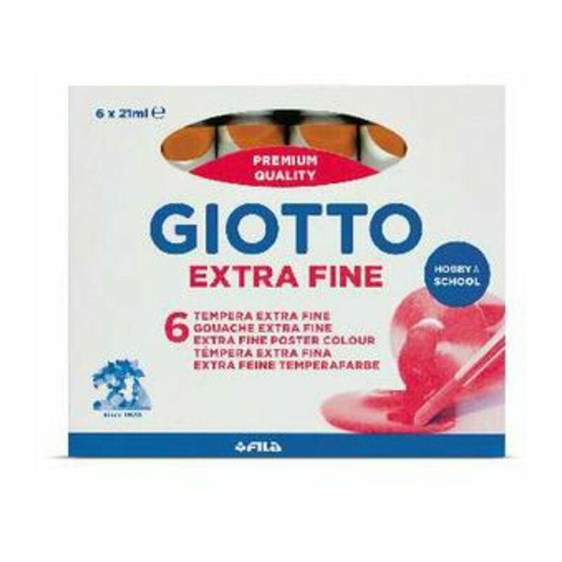 foto del prodotto tempera giotto tubo 7 terra siena naturale 20 x6