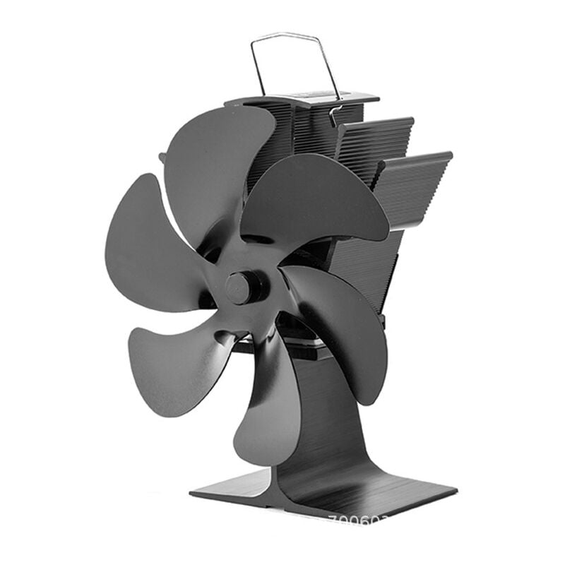 foto del prodotto ventilatore per stufa a legna 6 pale ventilatore per camino riscaldamento ventilatore silenzioso con protezione da surriscaldamento per stufa a legna
