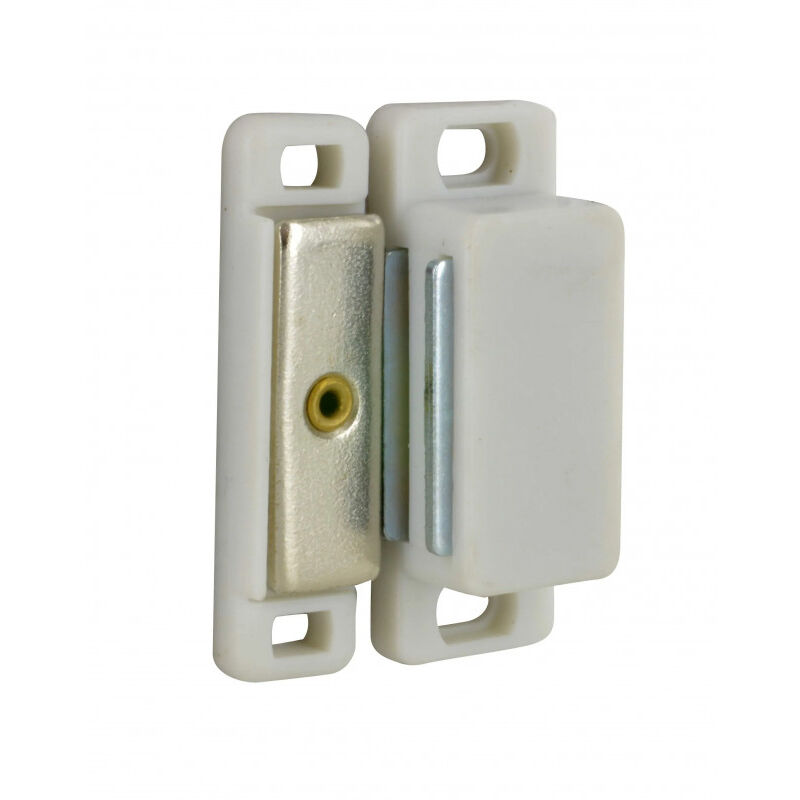 foto del prodotto chiusura magnetica bianca 6kg, 46x16x15 mm, 2 pezzi