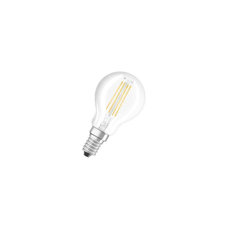 immagine 0 del prodotto lampadina led a sfera in vetro trasparente e14, 2,5w, bianco freddo.
