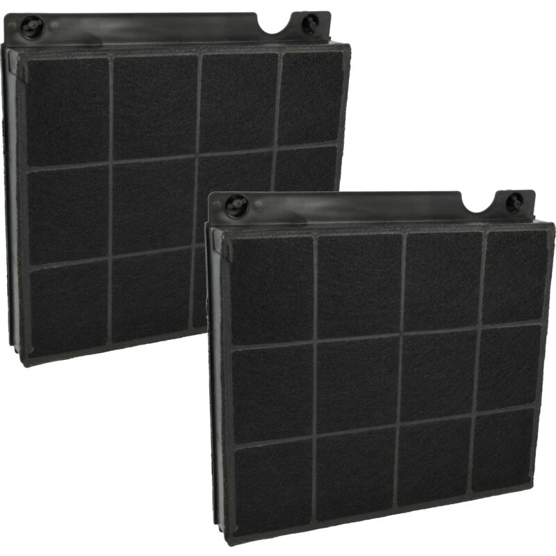 foto del prodotto 2x filtro a carboni attivi compatibile con electrolux efl356a, efl45465ox, efl45466ow, efl45466ox, efl71 6y, efl719y cappe aspiranti vhbw