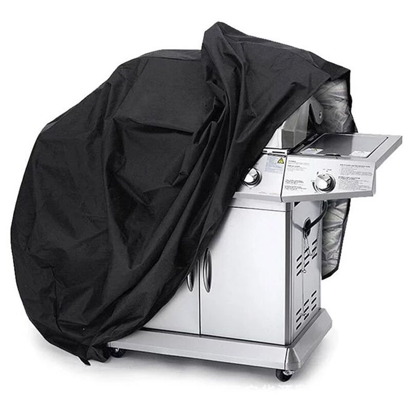 foto del prodotto copertura, telone, copertura per griglia, bicicletta, moto, mobili da giardino, xxl nero