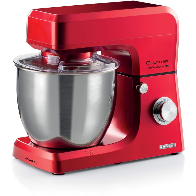 foto del prodotto impastatrice 7 lt ariete 1598 gourmet professional rosso
