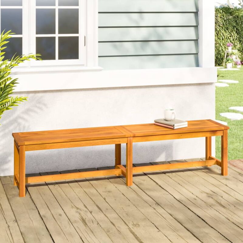 foto del prodotto vidaxl panca da giardino 180x35x45 cm in legno massello di acacia